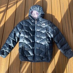 Boys North Face Puffer Hooded Jacket